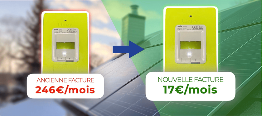 Panneaux solaires sur maison